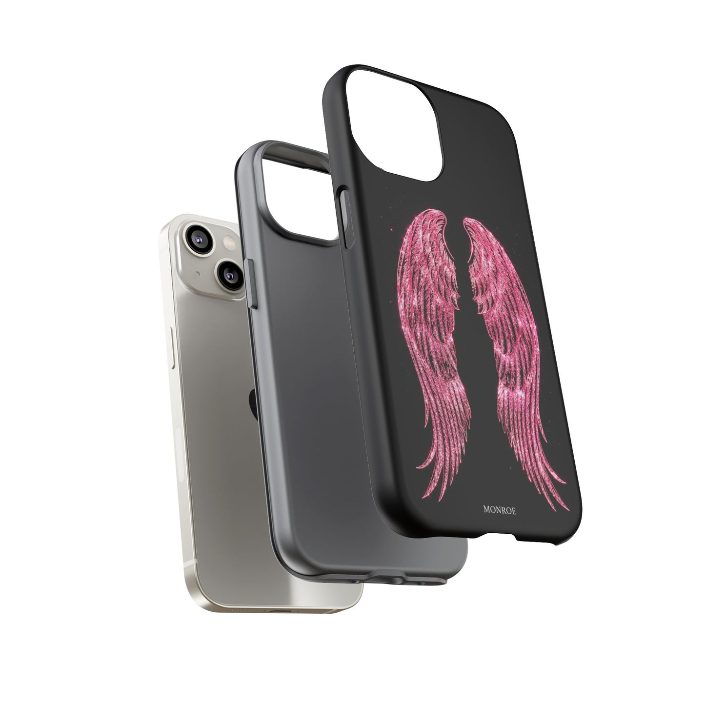 Pink Glitter Angel Tough Case