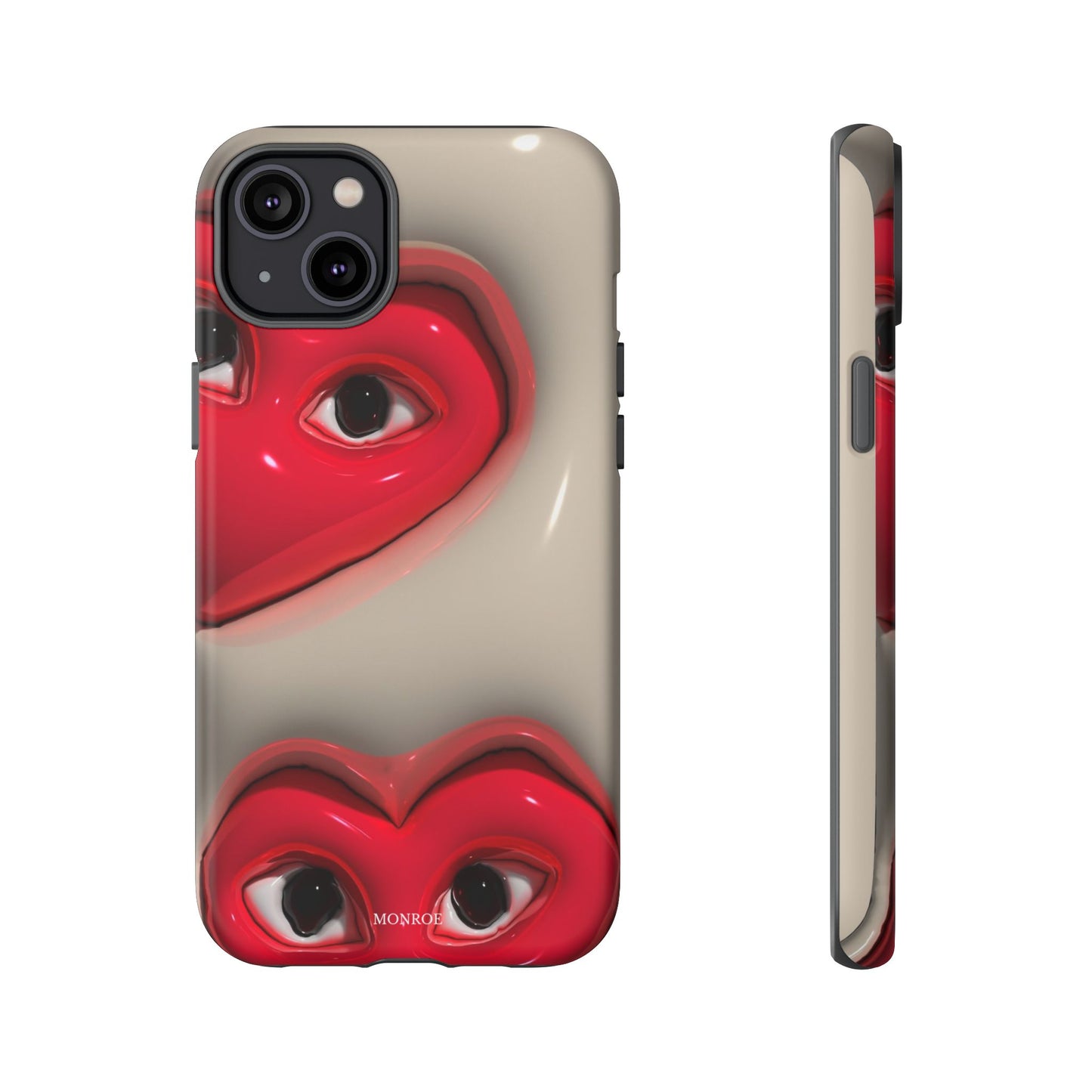 Red Heart Eyes Tough Case
