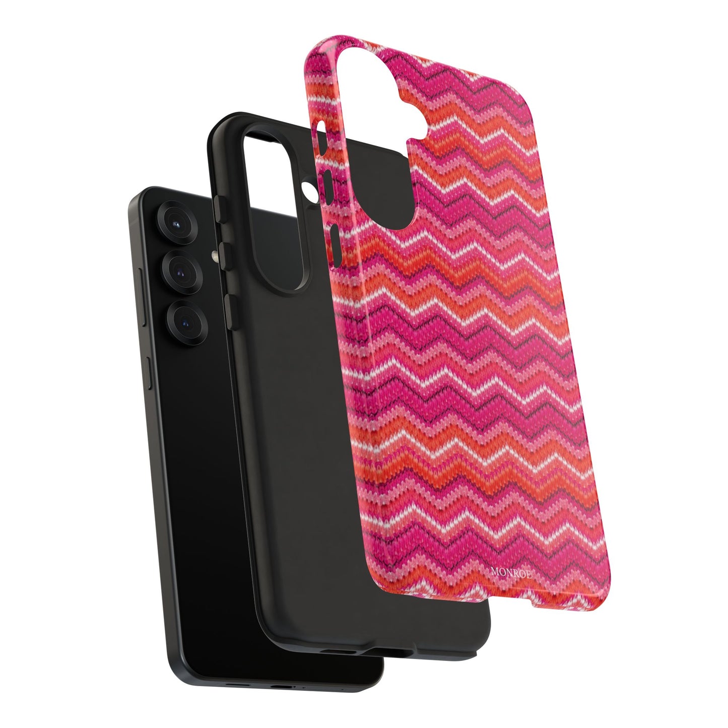 Pink Zigzag Tough Case