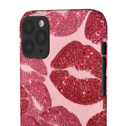 Pink Glitter Kiss Case