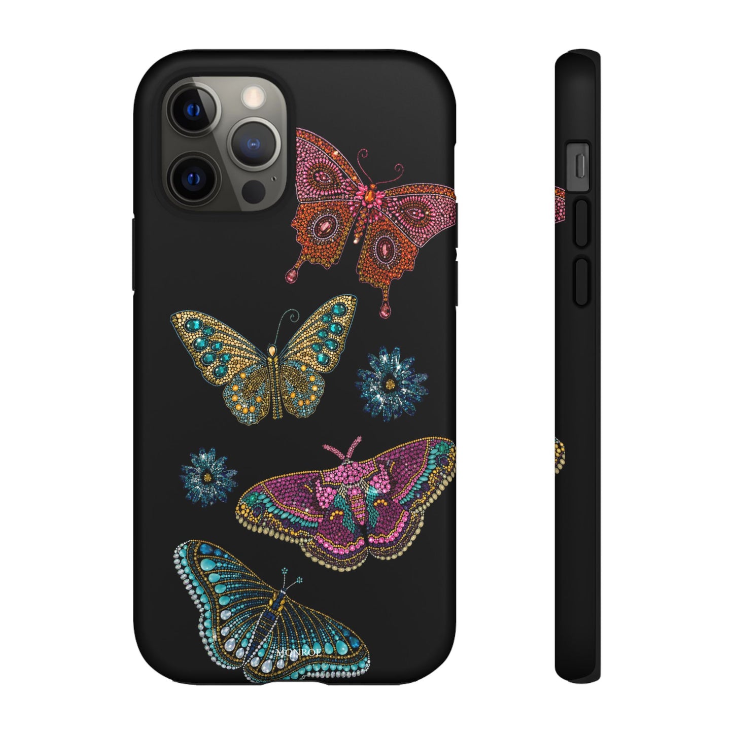 Butterfly Beaded Tough Case