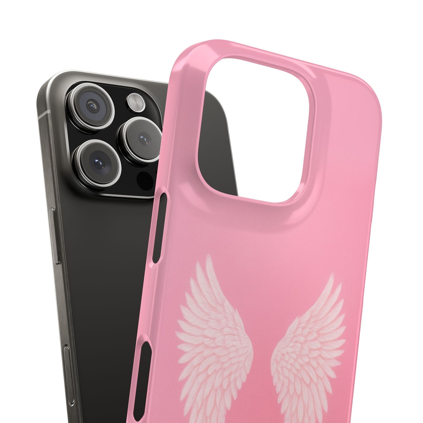 Pink Angel Wings Case