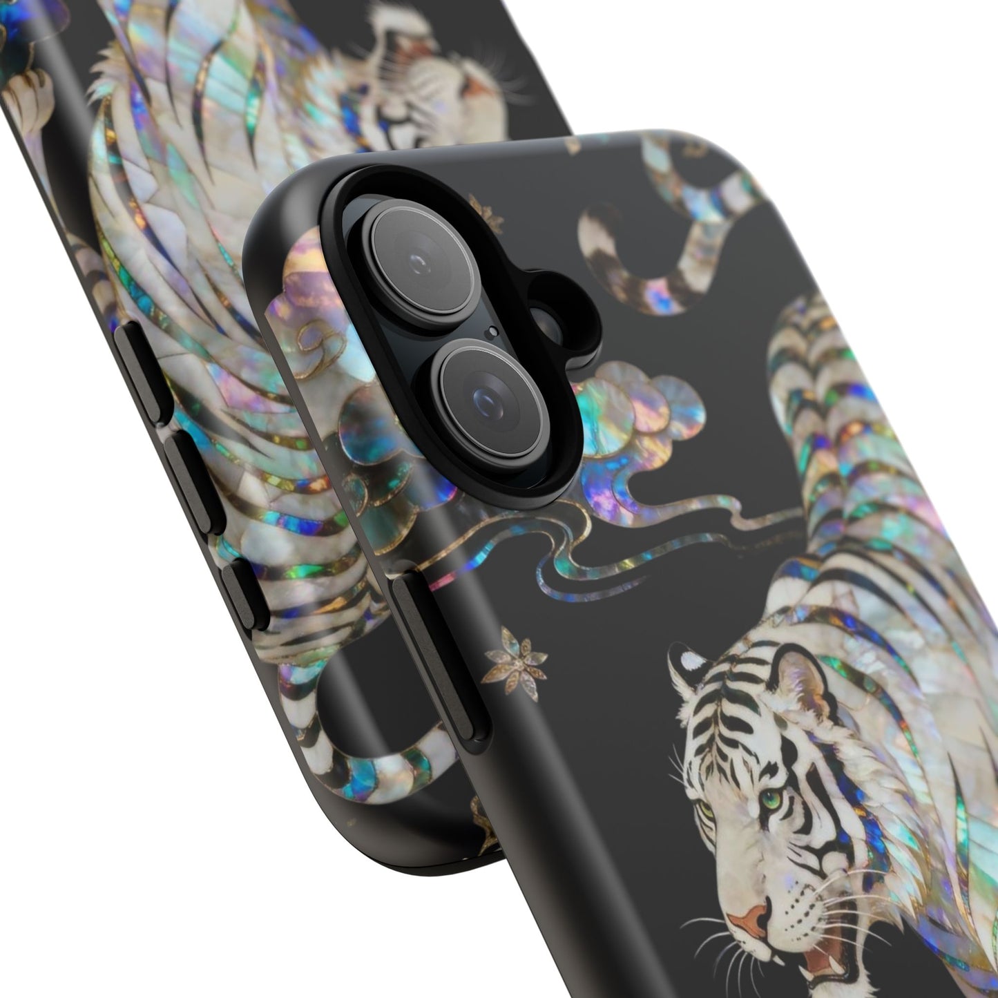 Iridescent White Tiger Tough Case