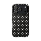 Black Polka Dot Phone Case