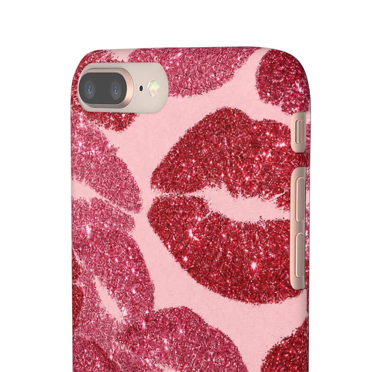 Pink Glitter Kiss Case