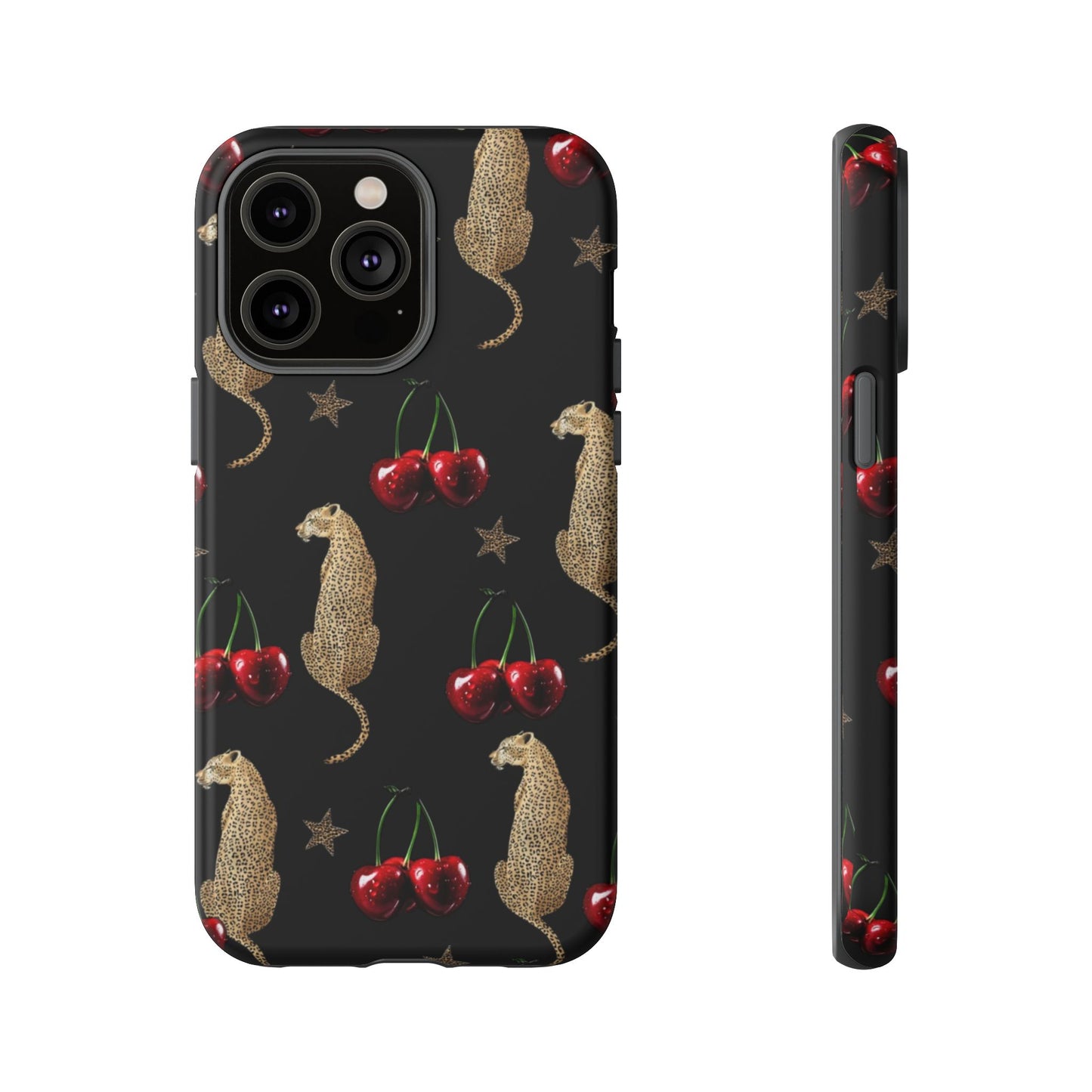 Leopard & Cherry Tough Case