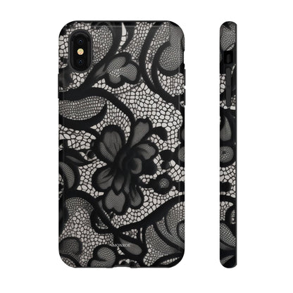 Black Floral Vintage Case