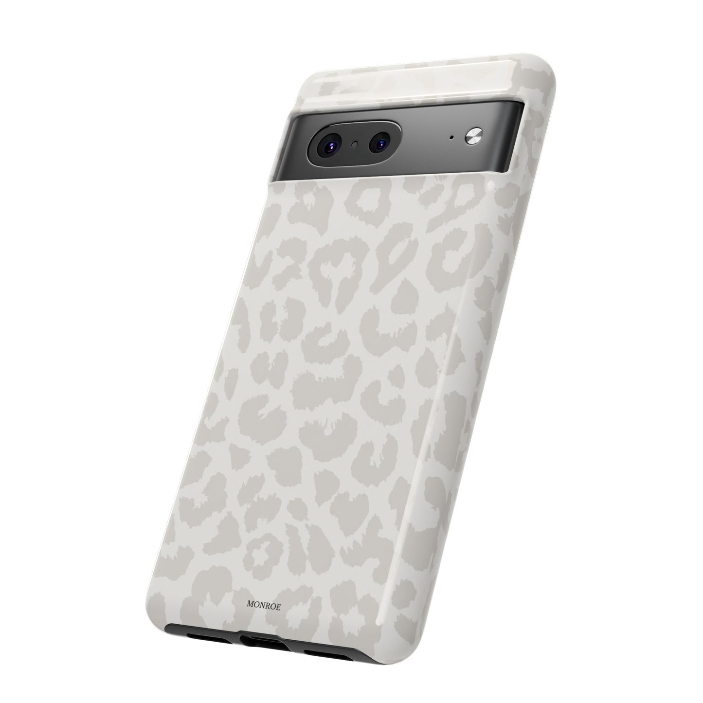 White Leopard Print Tough Case