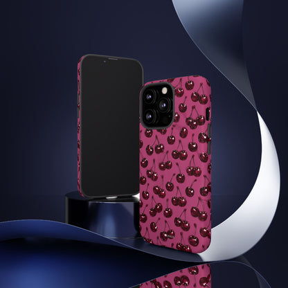 Burgundy Cherries Tough Case