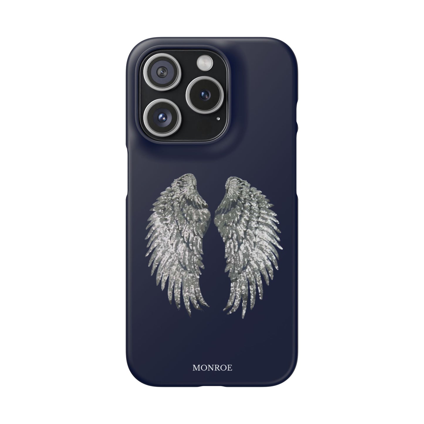 Navy Angel Wings Case