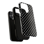 Black Polka Dot Phone Case