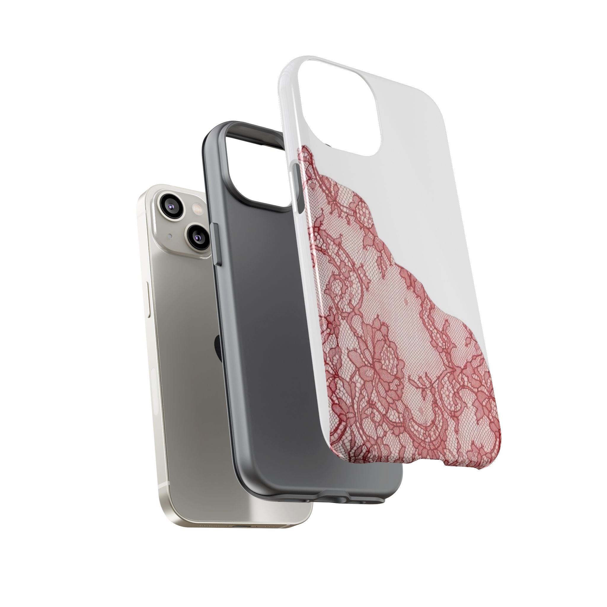 Red Lace Phone Case