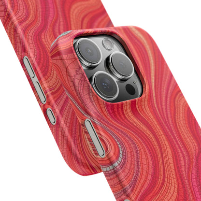 Retro Wavy Red Case