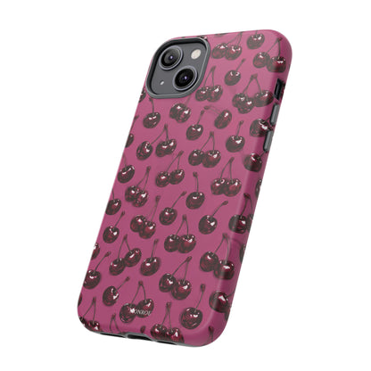 Burgundy Cherries Tough Case