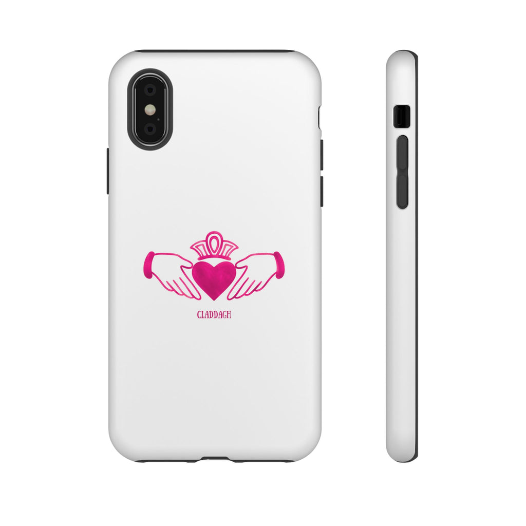 Pink Irish Claddagh Symbol Tough Phone Case