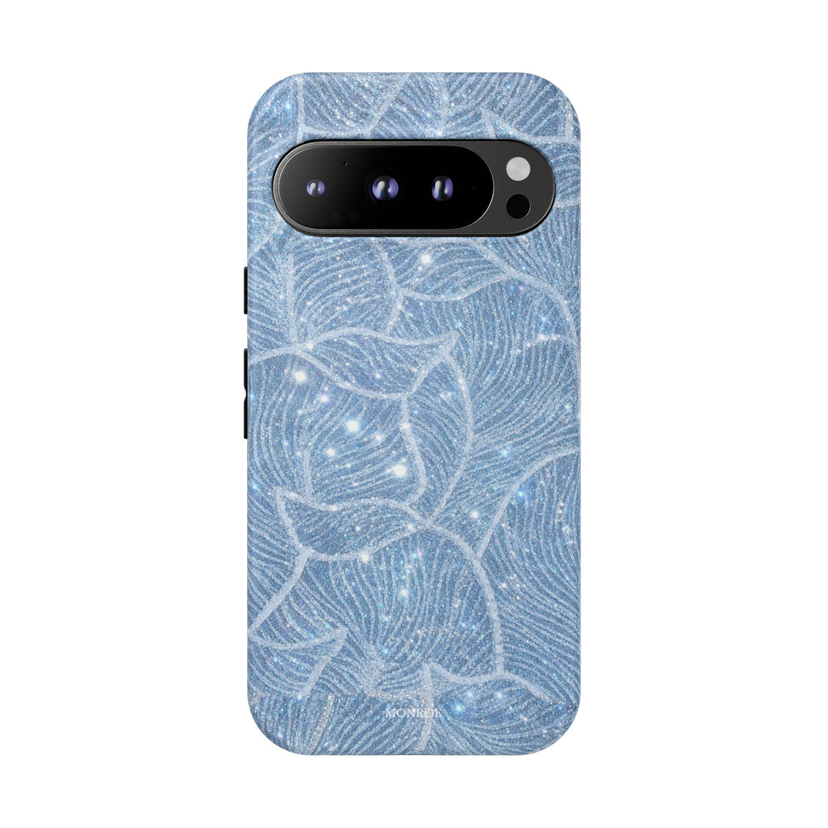 Glacier Blue Floral Tough Case