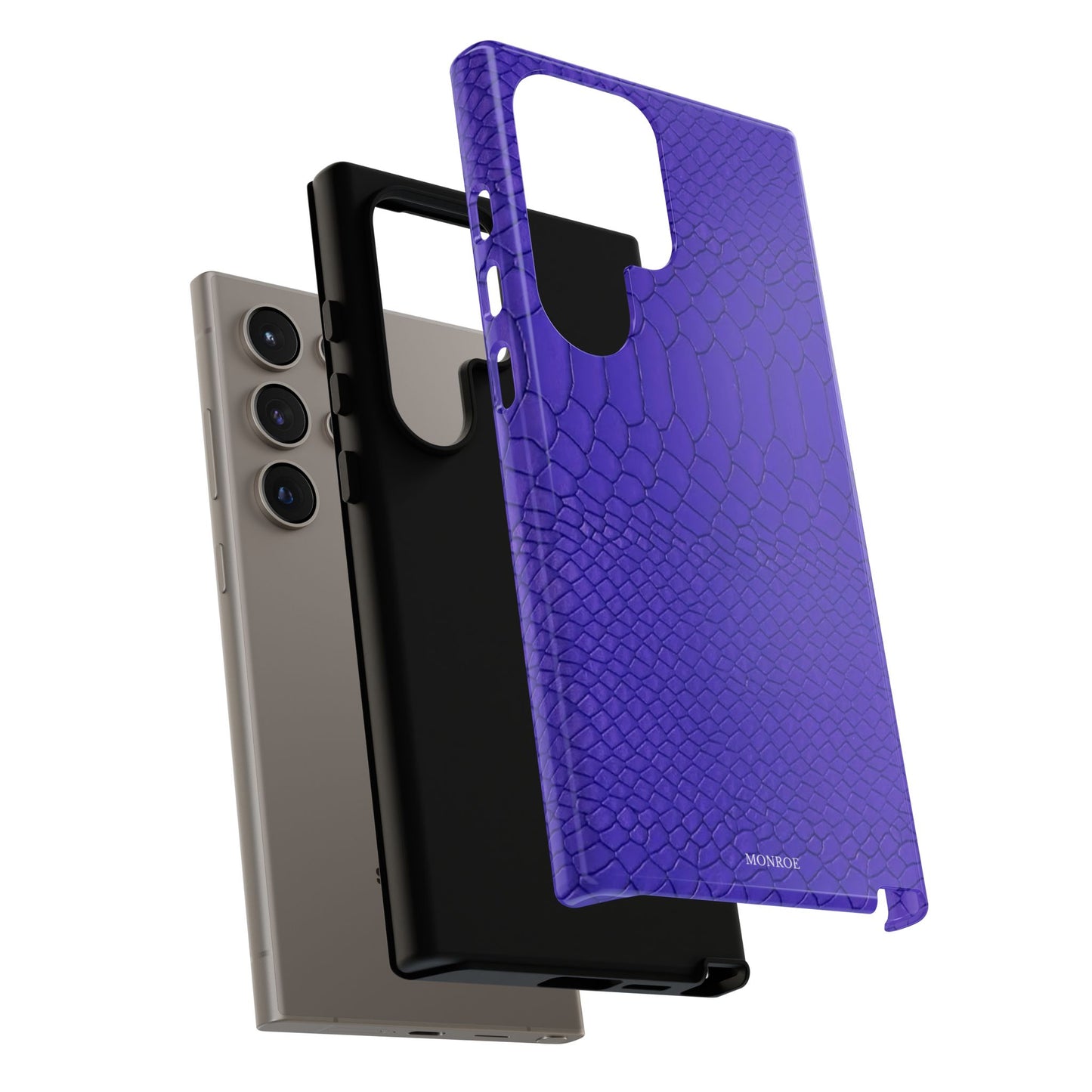 Dark Purple Snake Tough Case