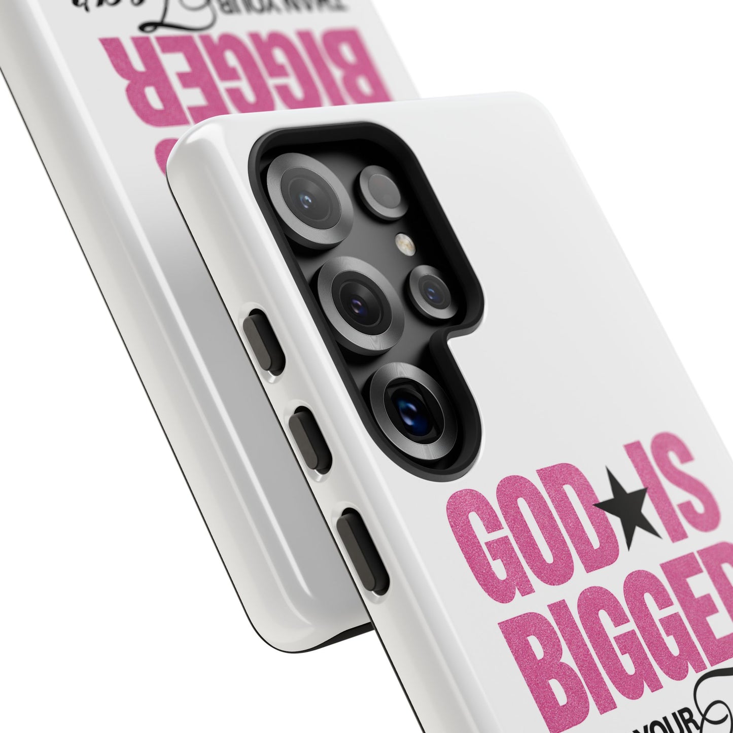 "God Is Bigger Than Your Fear" Tough Case