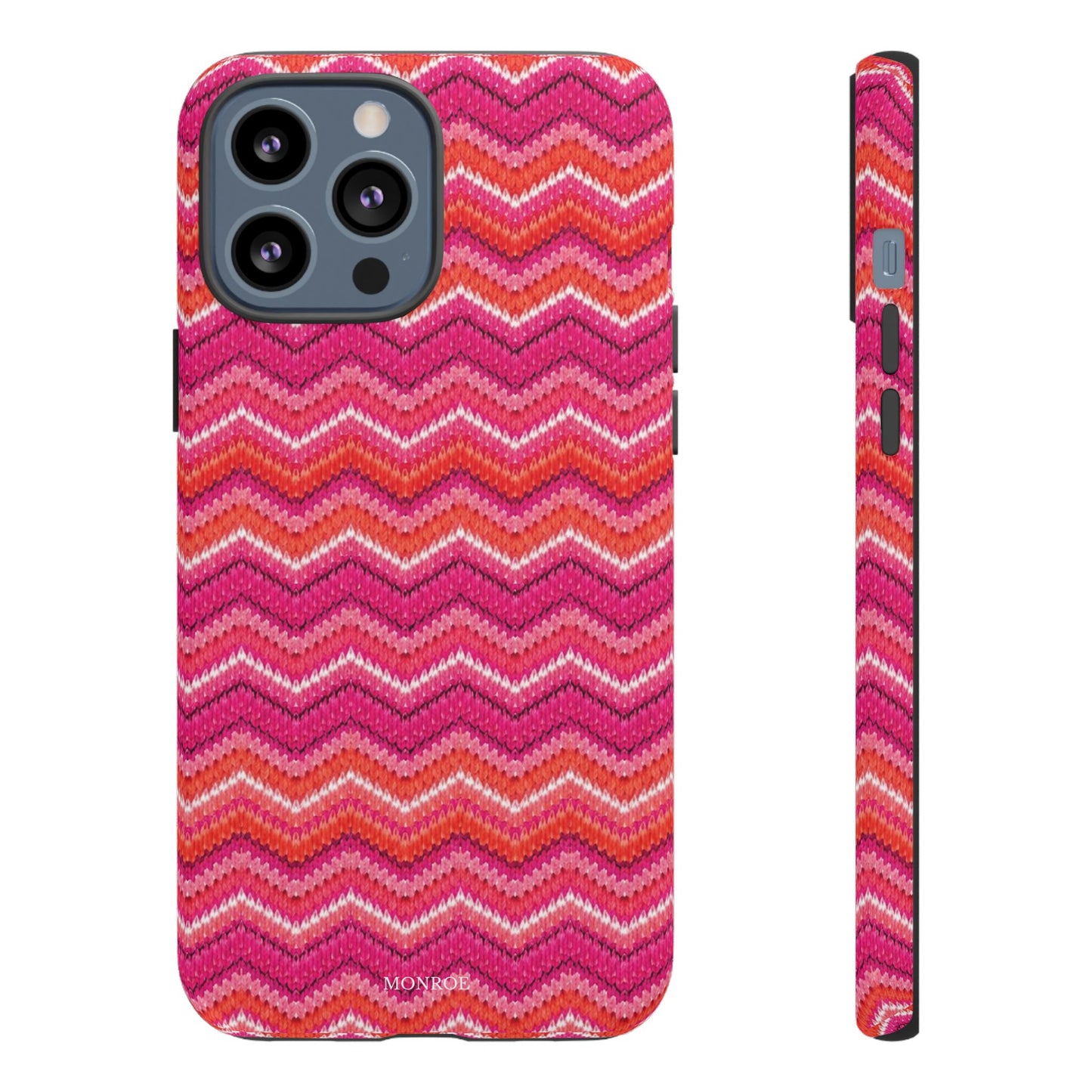 Pink Zigzag Tough Case