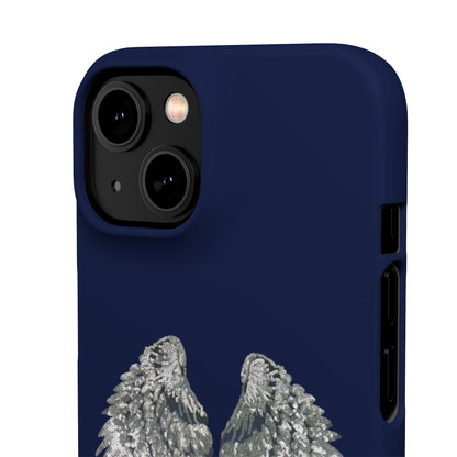 Navy Angel Wings Case