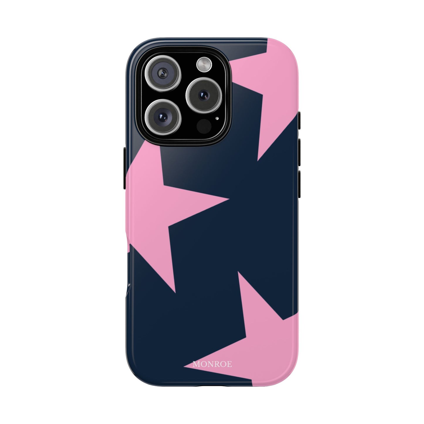 Navy & Pink Star Tough Cover