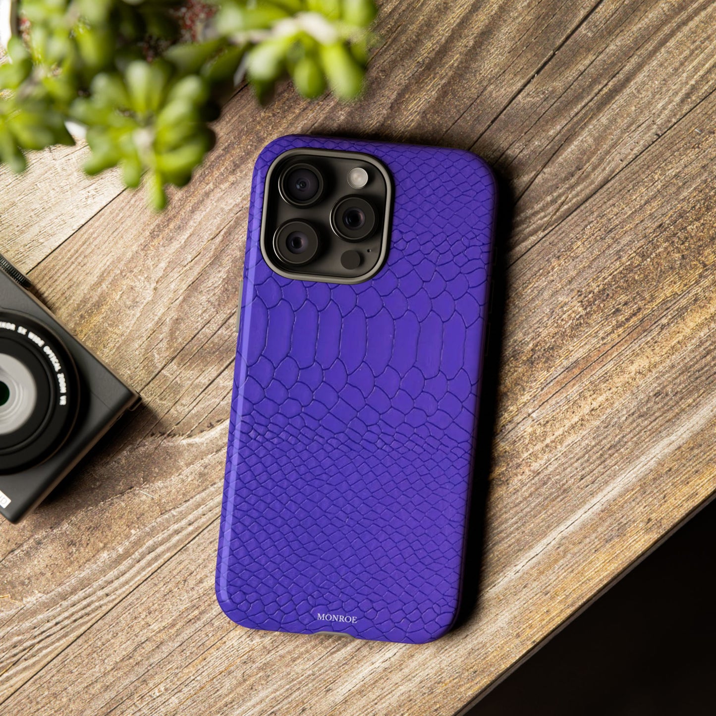 Dark Purple Snake Tough Case