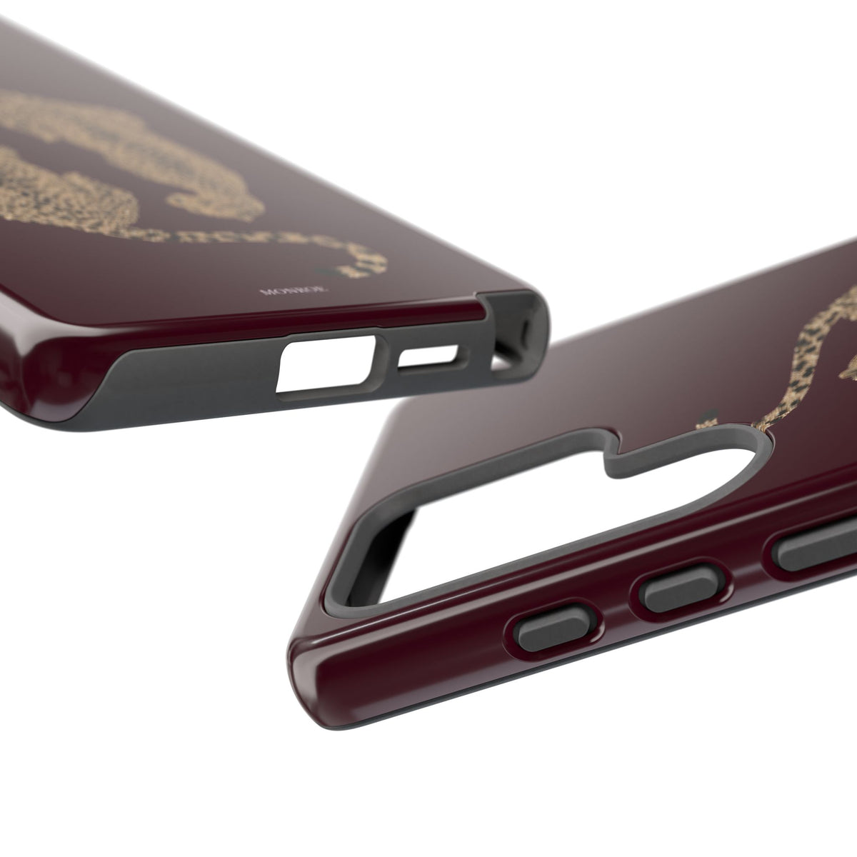 Burgundy Cheetah Tough Case