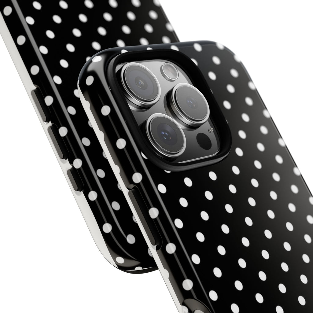 Black Polka Dot Phone Case