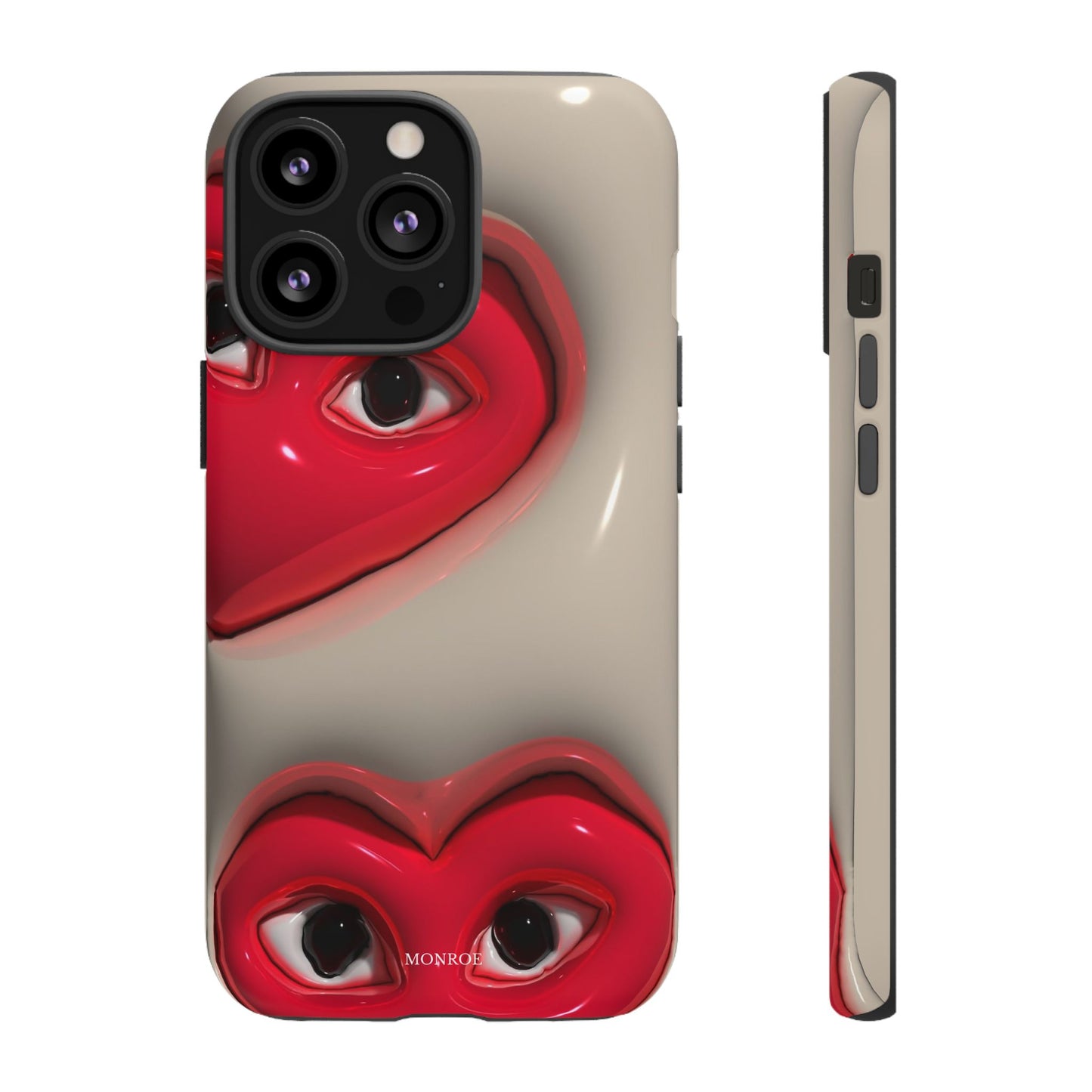 Red Heart Eyes Tough Case