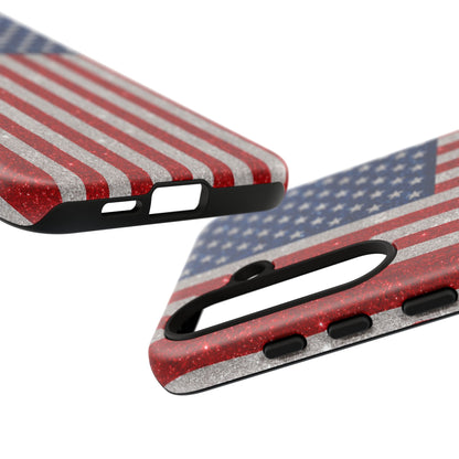 America Glitter Tough Case