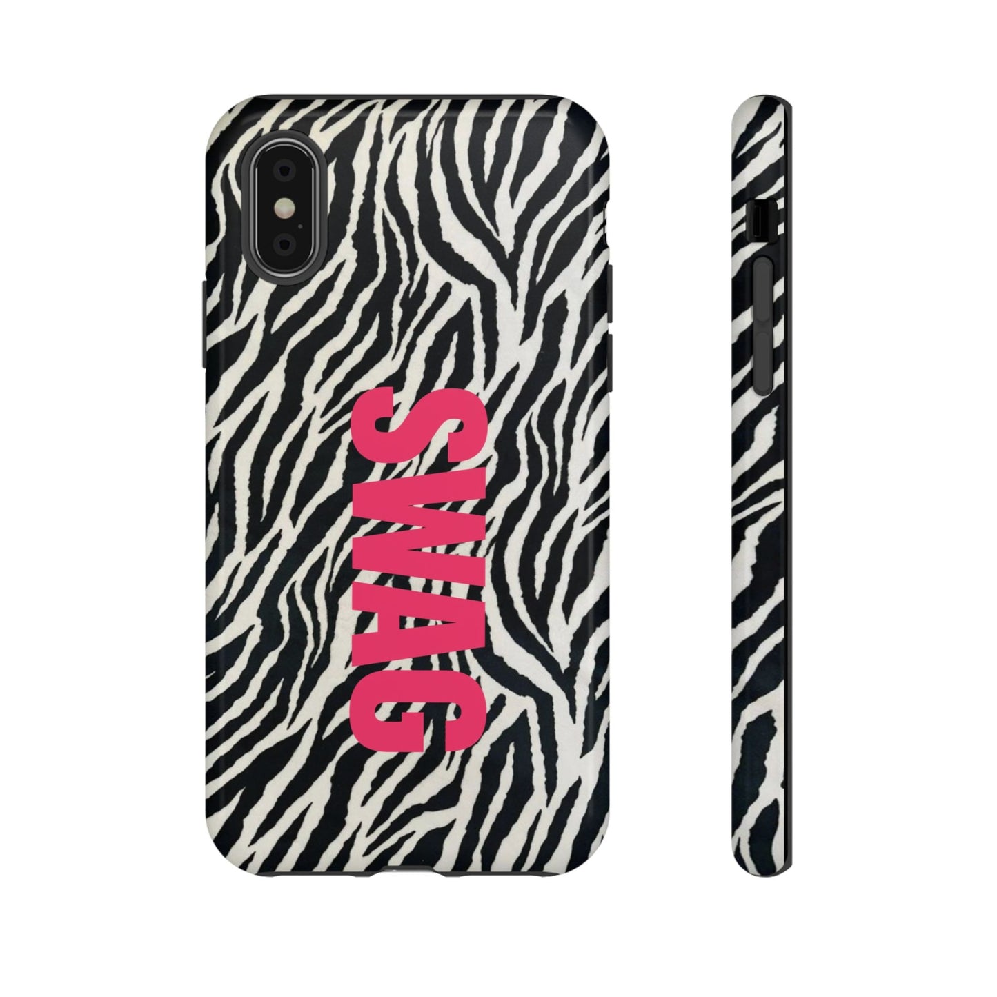 Zebra Print  "SWAG" Tough Case