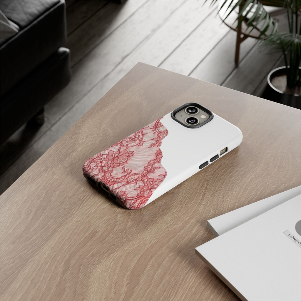 Red Lace Phone Case