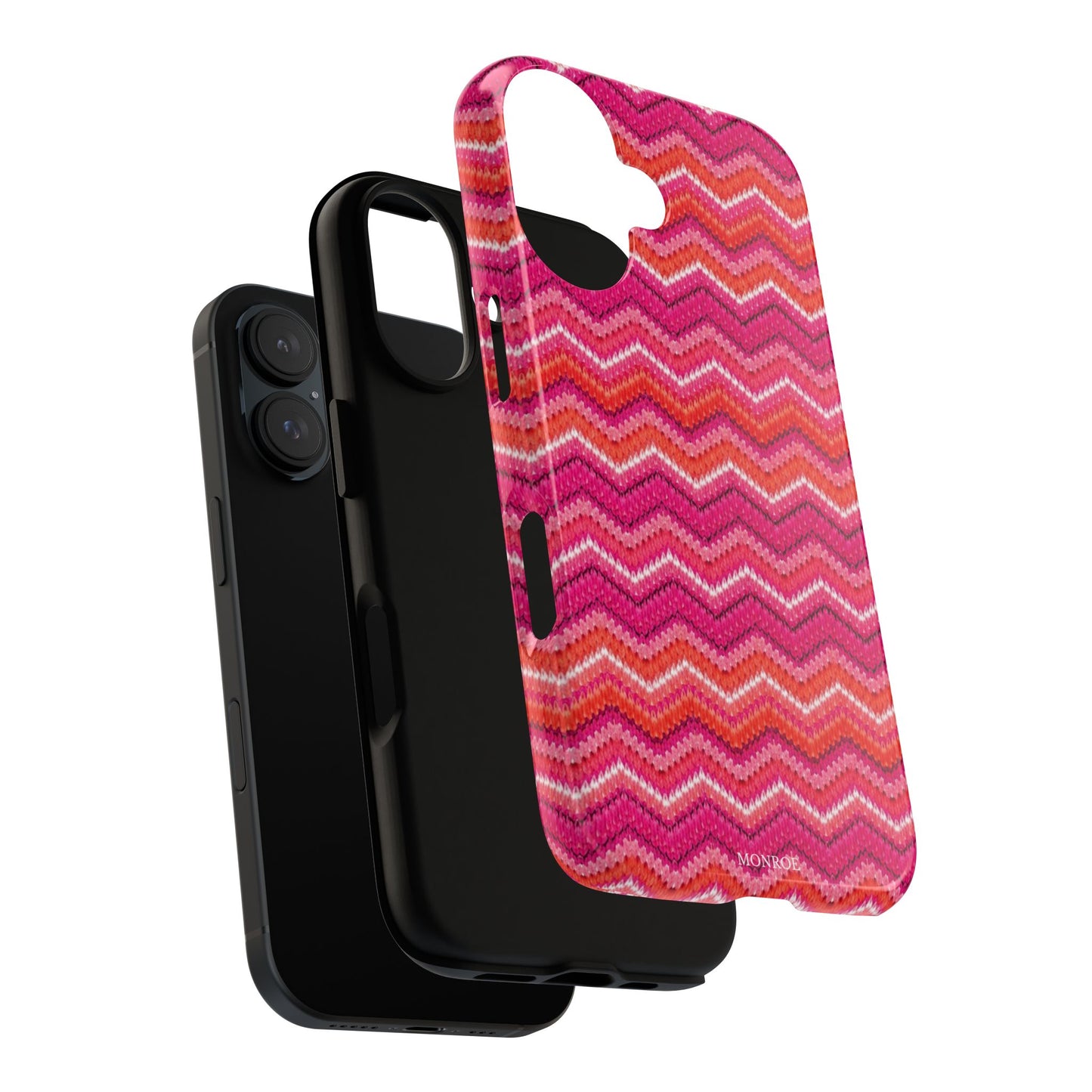 Pink Zigzag Tough Case