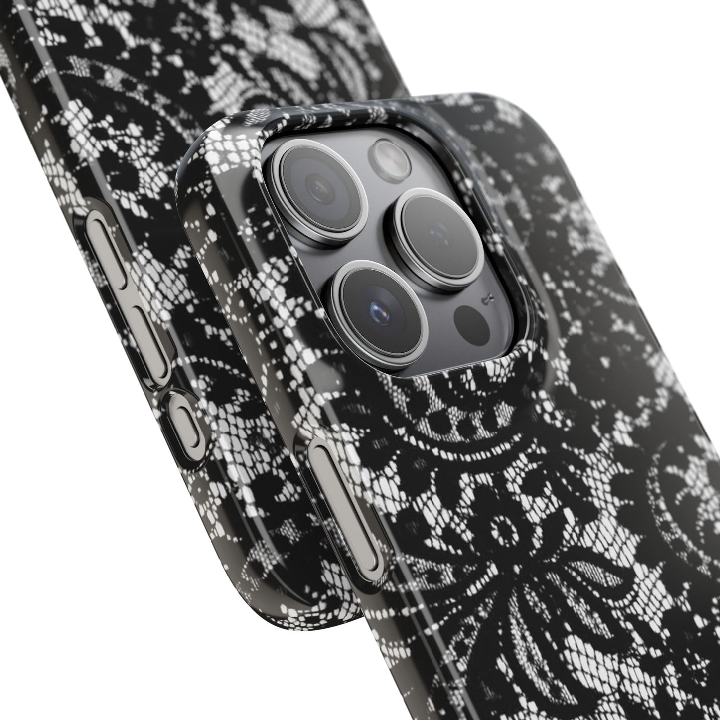 Black Lace Elegant Pattern Case