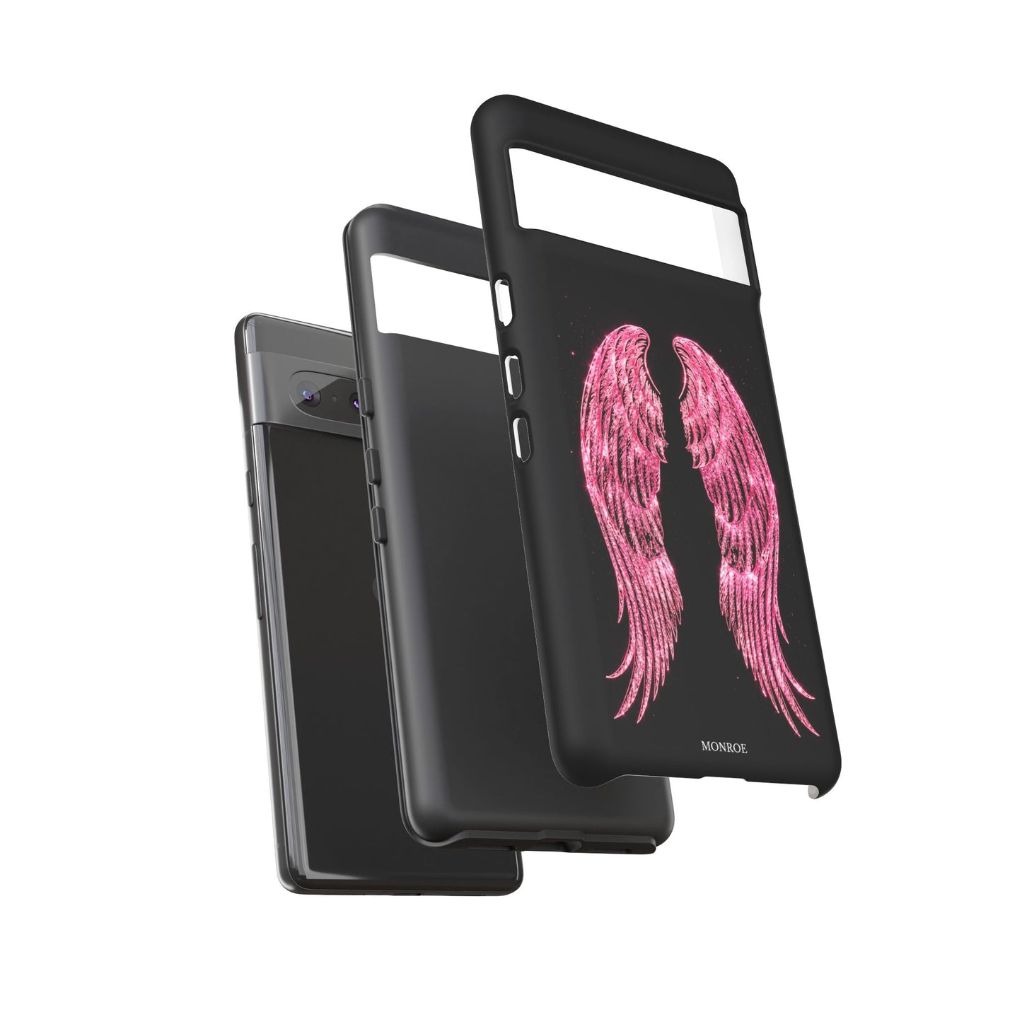 Pink Glitter Angel Tough Case