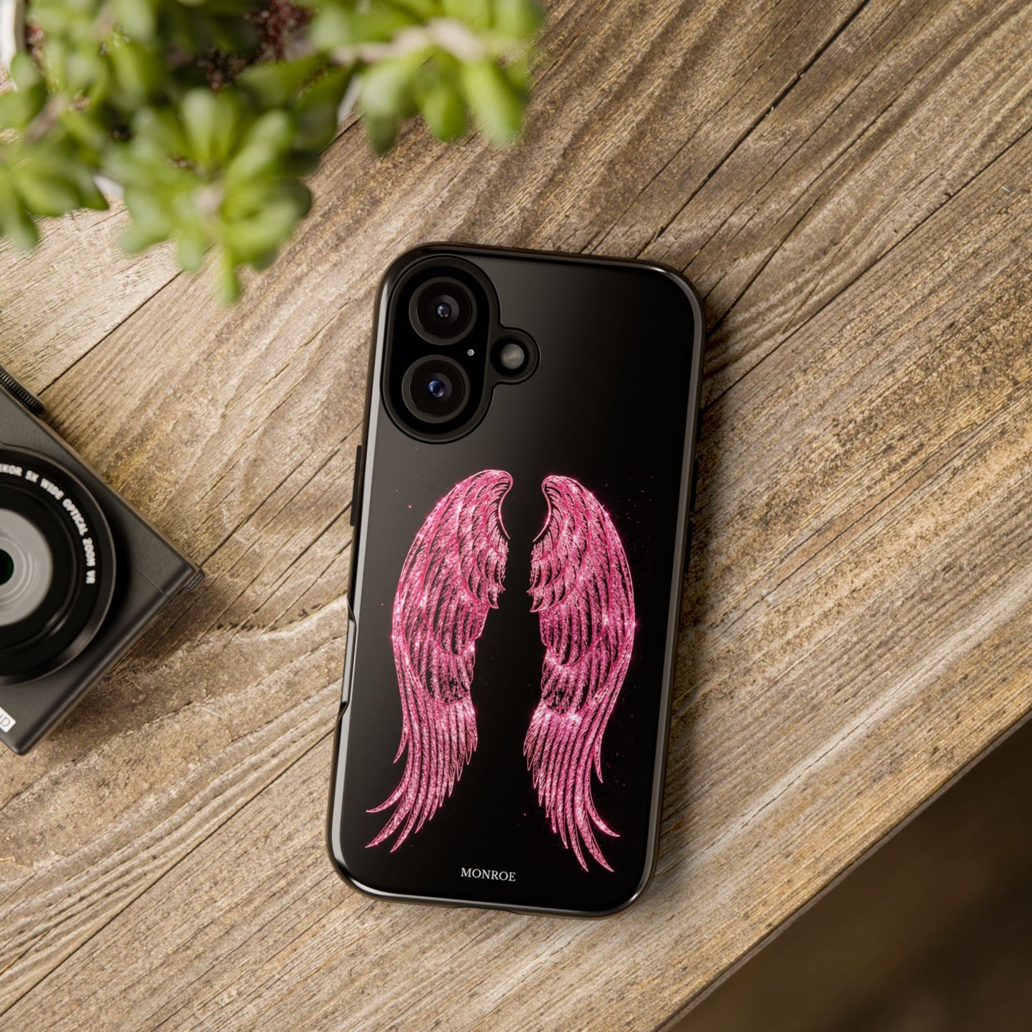 Pink Glitter Angel Tough Case