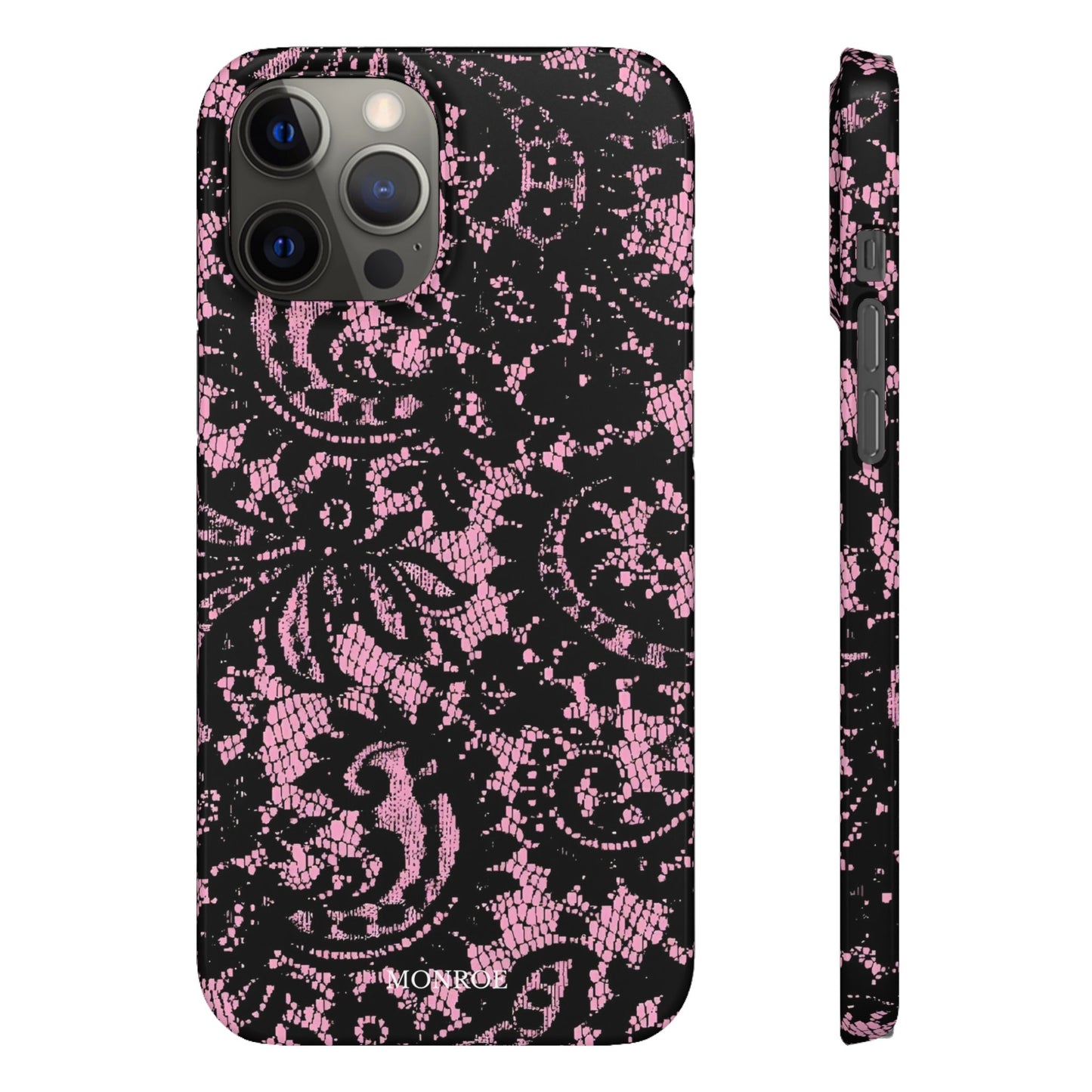 Pink Lace Pattern Case