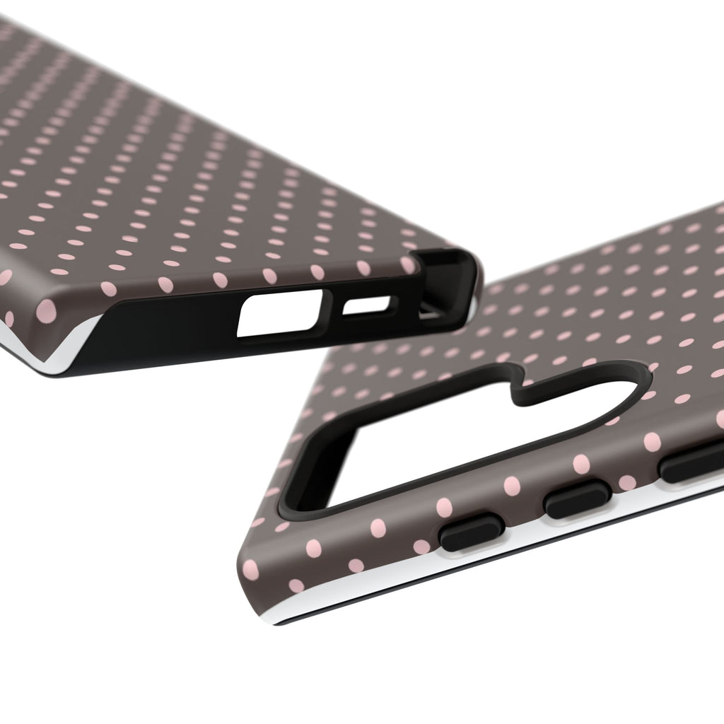 Brown Polka Phone Case