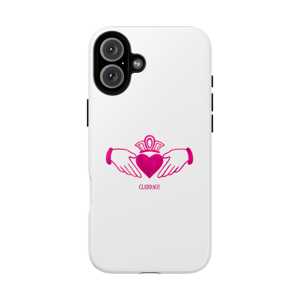 Pink Irish Claddagh Symbol Tough Phone Case