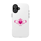 Pink Irish Claddagh Symbol Tough Phone Case
