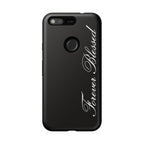 "Forever Blessed" Black Phone Cover