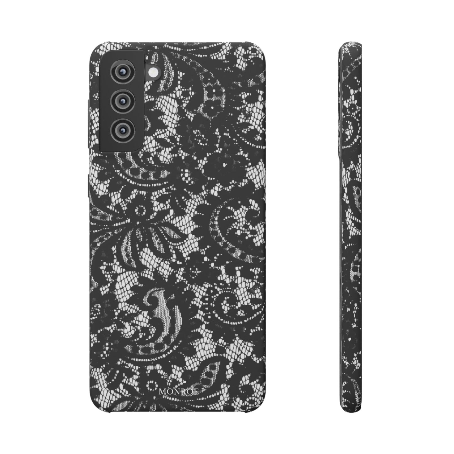 Black Lace Elegant Pattern Case