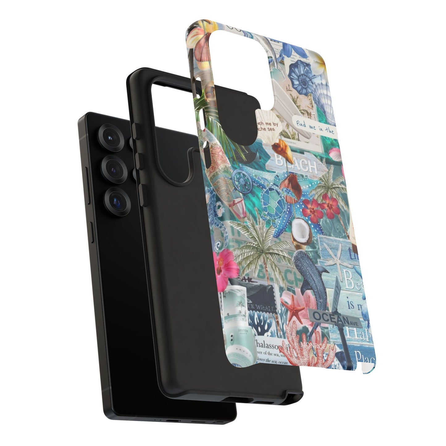 Tropical Beach Collage Tough Case