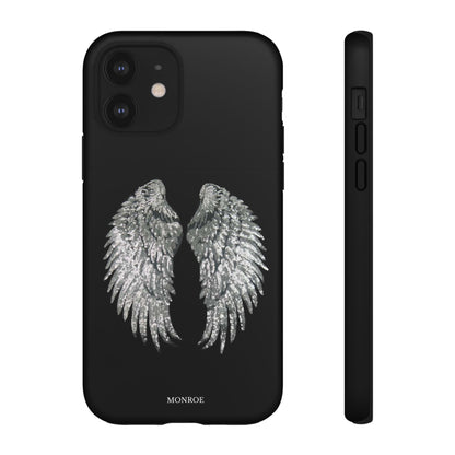 Silver Wings Black Tough Case