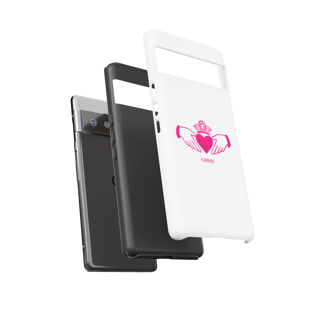 Pink Irish Claddagh Symbol Tough Phone Case