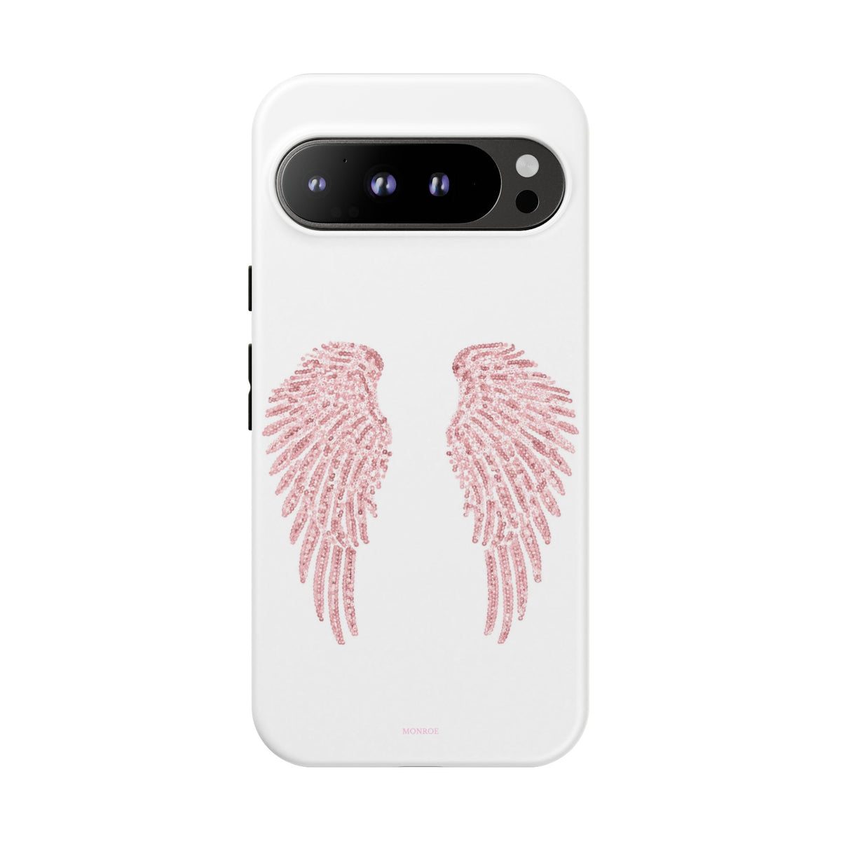 White & Pink Wings Tough Case