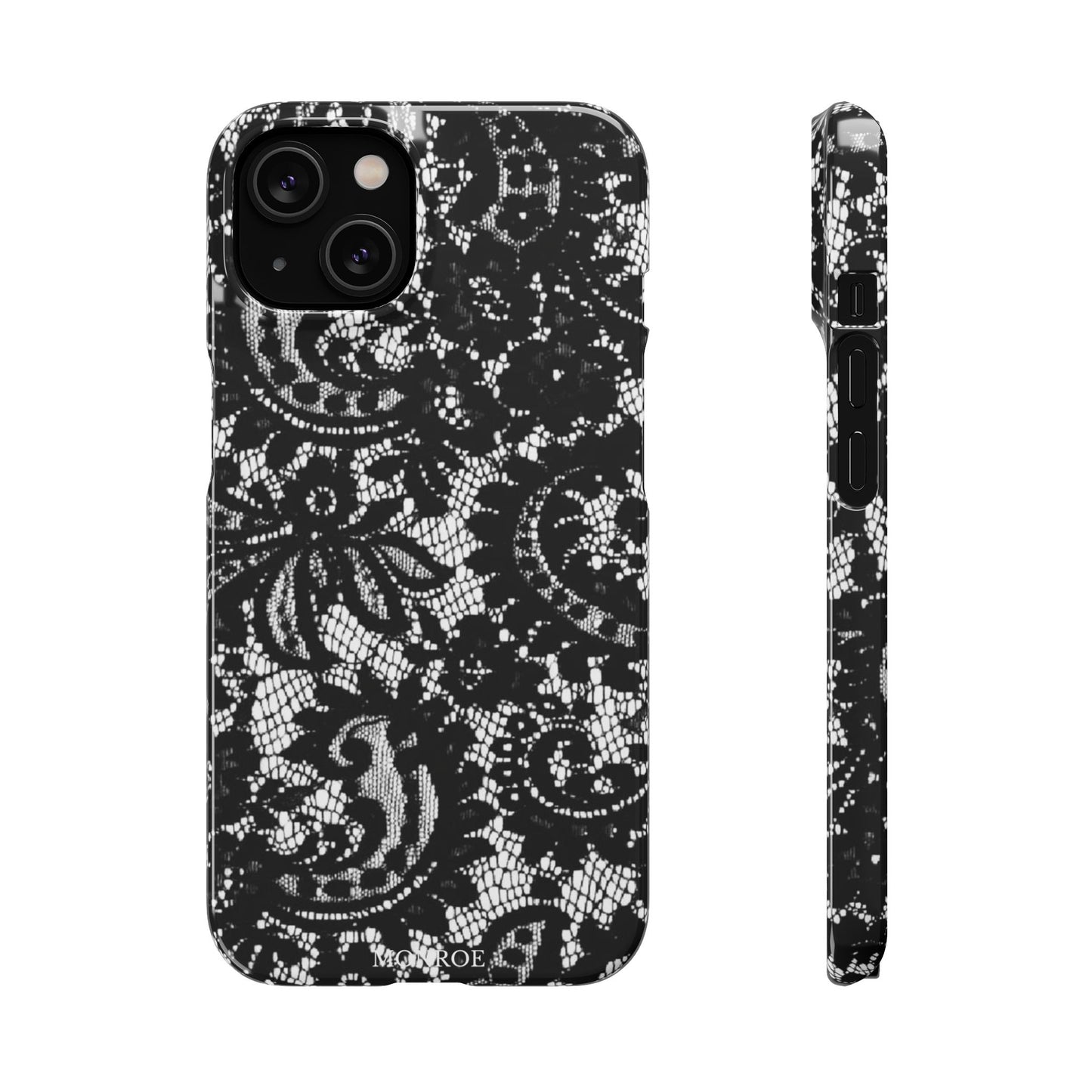Black Lace Elegant Pattern Case