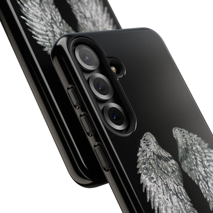 Silver Wings Black Tough Case