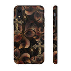 Floral Cross Pattern Tough Case
