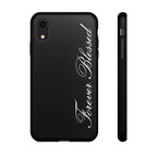 "Forever Blessed" Black Phone Cover